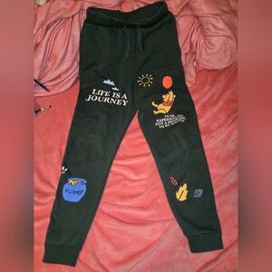 Disney Winnie The Pooh Sweatpants With 3 Pockets- Dark Green